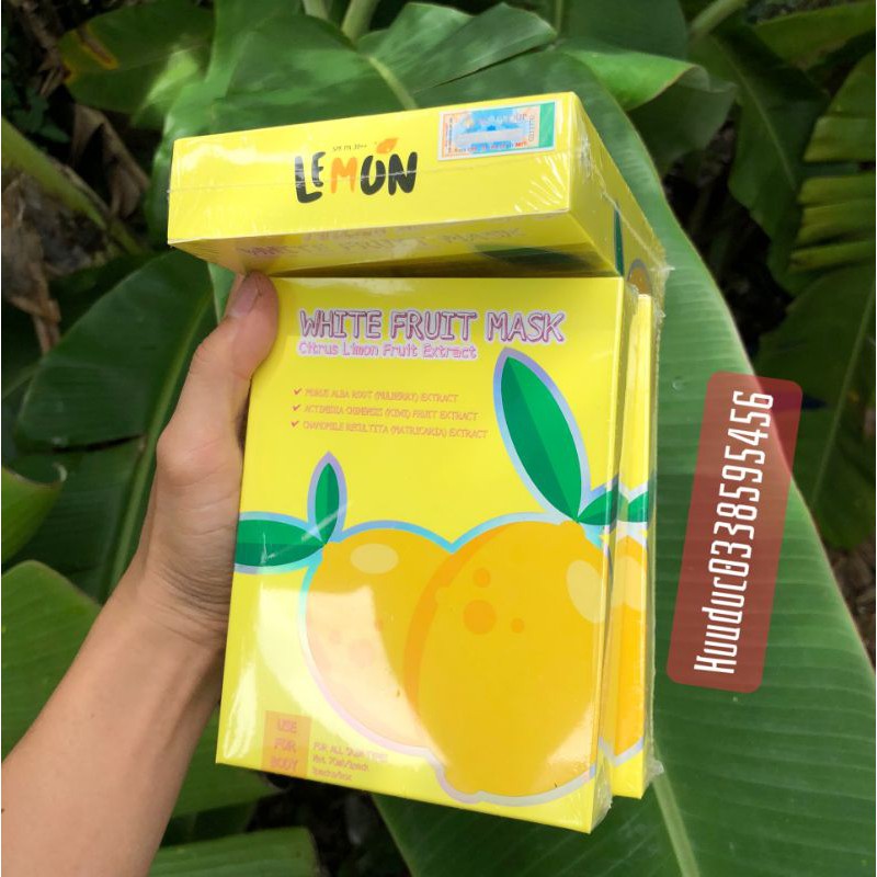 Ủ Chanh Lemon hộp 3 gói , Chính Hãng