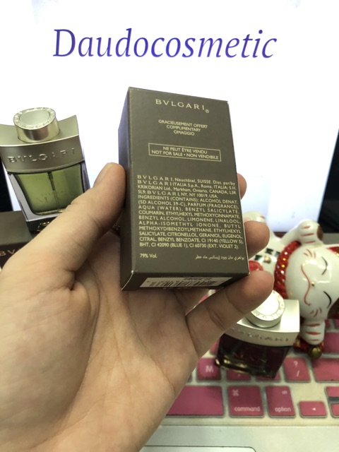 [ mini ] Nước hoa BVLgari Man Wood Essence EDP 5ml - 15ml | Thế Giới Skin Care