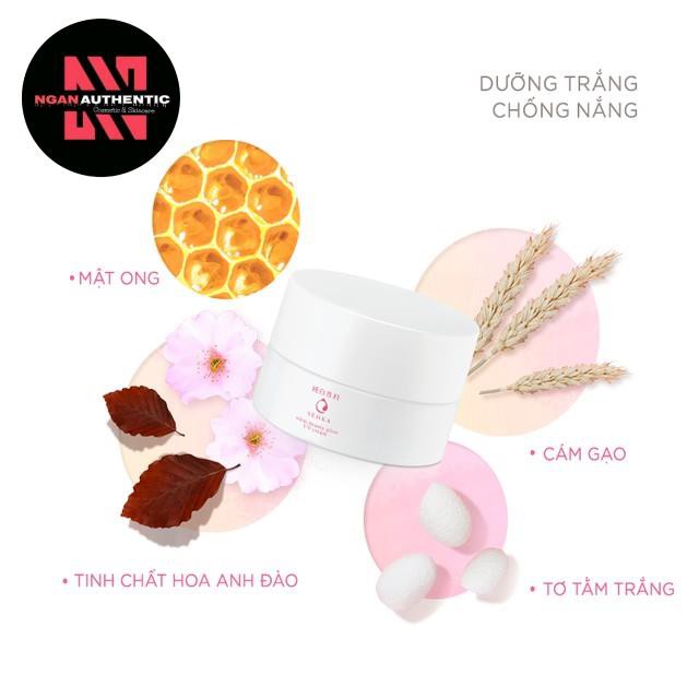 Kem dưỡng trắng da chống nắng ban ngày Senka White Beauty Glow UV Cream SPF 25 PA ++ 50g