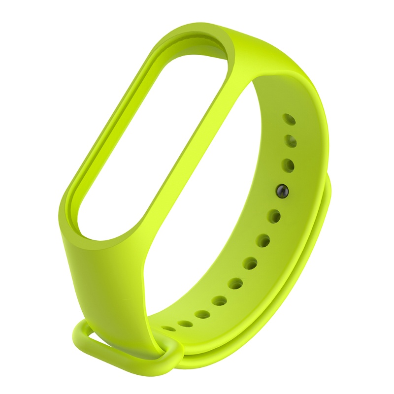 Dây Đeo Thay Thế Chất Liệu Silicon Thiết Kế Nhiều Lỗ Thời Trang Cho Xiaomi Mi Band 3 4