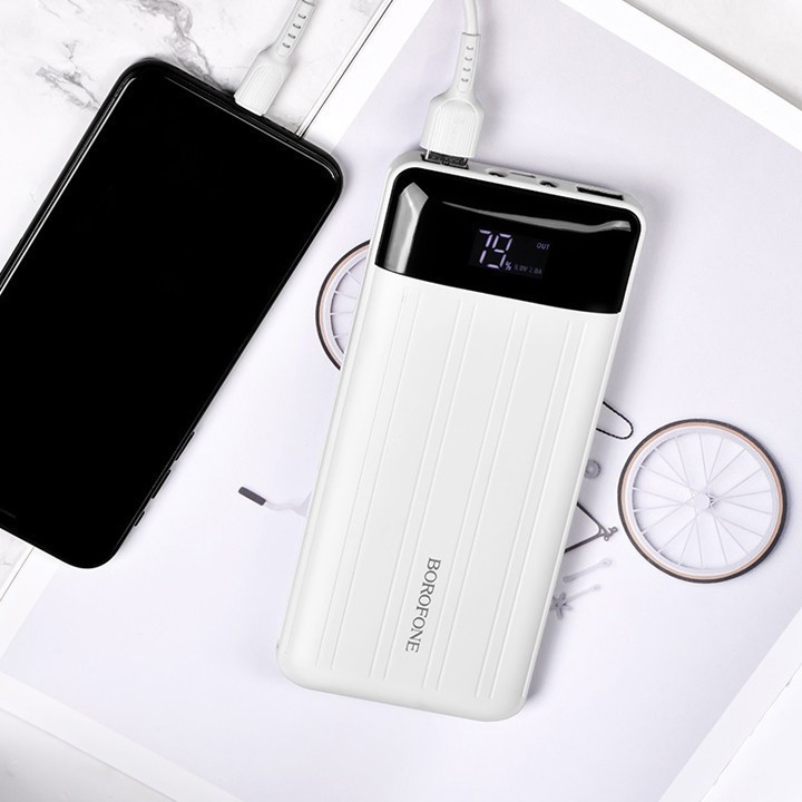 Pin Sạc Dự Phòng BOROFONE BT21A,Dung Lượng 20000mAh, Có Màn LCD Giá Tốt 1 Đổi 1 .