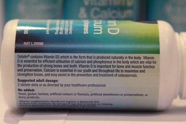 Ostelin Vitamin D3 & Calcium Của Úc, 130 viên