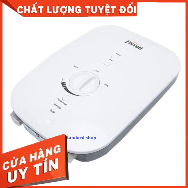 [Hàng chính hãng] Máy nước nóng trực tiếp Ferroli Divo SSP 4.5S 4500W (Trắng) Chất Lượng Cao Mới 100%