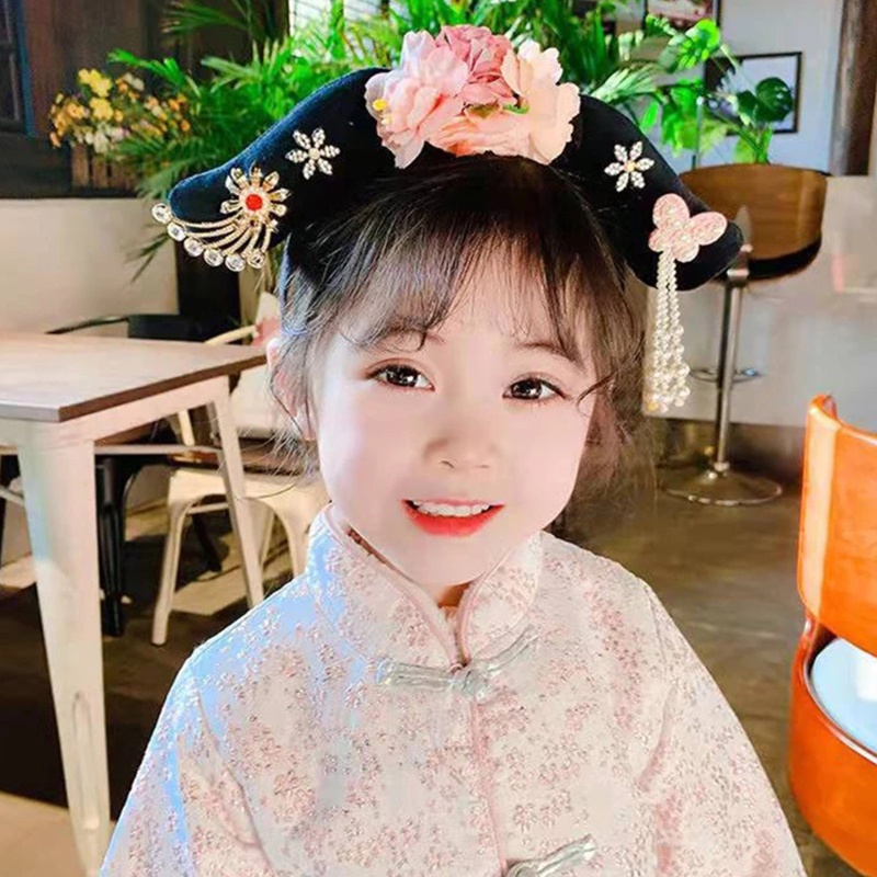 Băng Đô Cài Tóc Kiểu Công Chúa Phong Cách Trung Hoa Cổ Điển