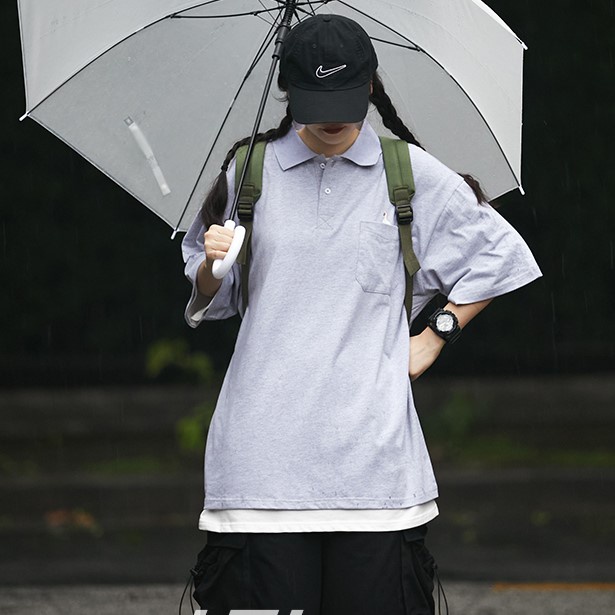 Áo polo tay lỡ unisex túi ngực Bingshop vải đẹp freeship | BigBuy360 - bigbuy360.vn