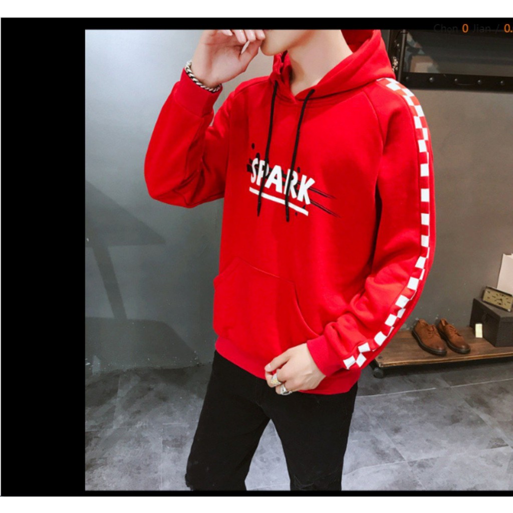 Áo hoddie nam nữ nỉ ngoại cao cấp SPARK | BigBuy360 - bigbuy360.vn