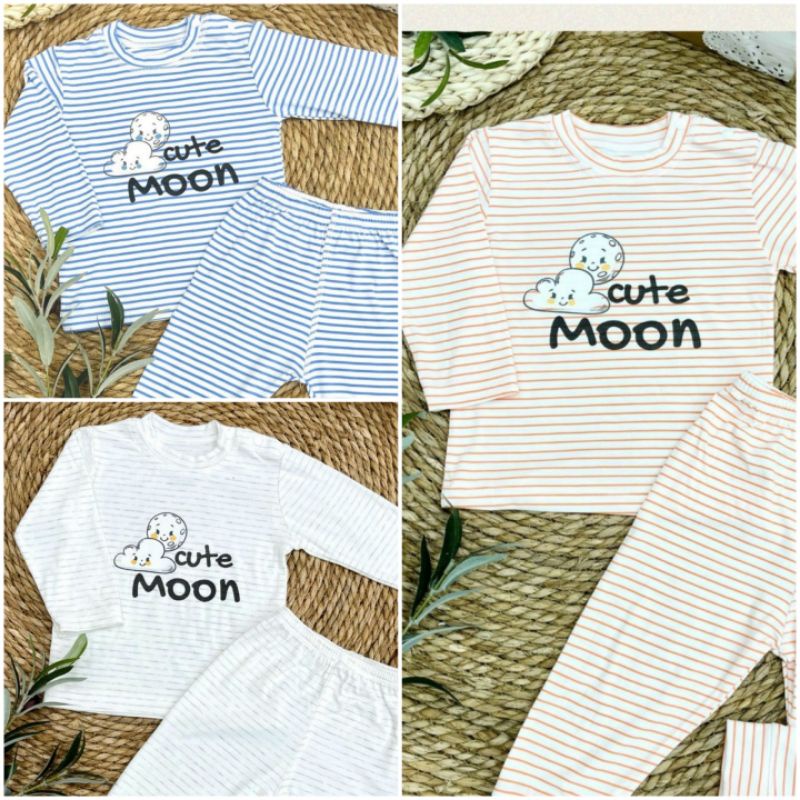 Moon - Bộ dài tay Moon petit kẻ cho bé 6-16kg