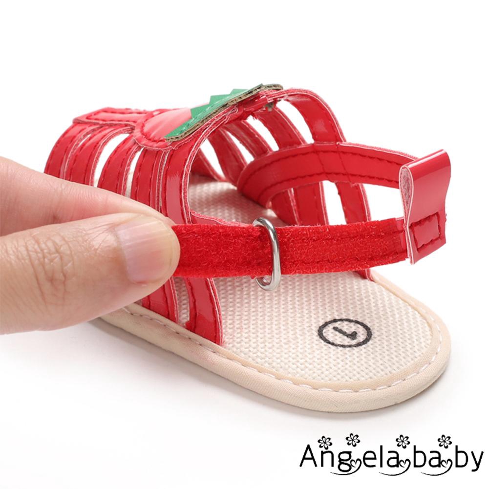 Giày Sandal Đế Mềm Chống Trượt Họa Tiết Trái Cây Cho Bé Gái