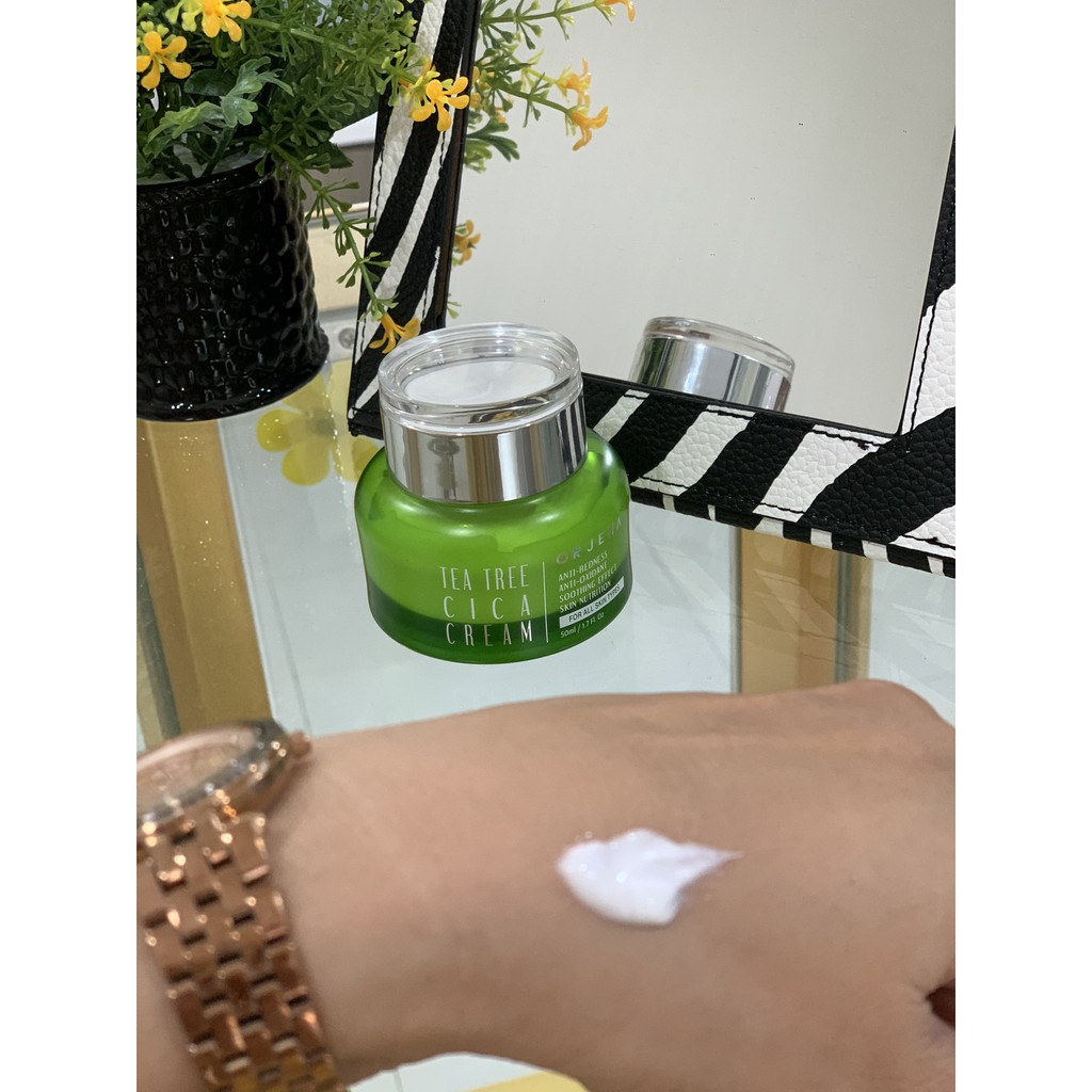 Kem Dưỡng Da Thải Độc Phục Hồi Da Nhạy Cảm - Tea Tree Cica Emulson Orjena 50 ml - OR851