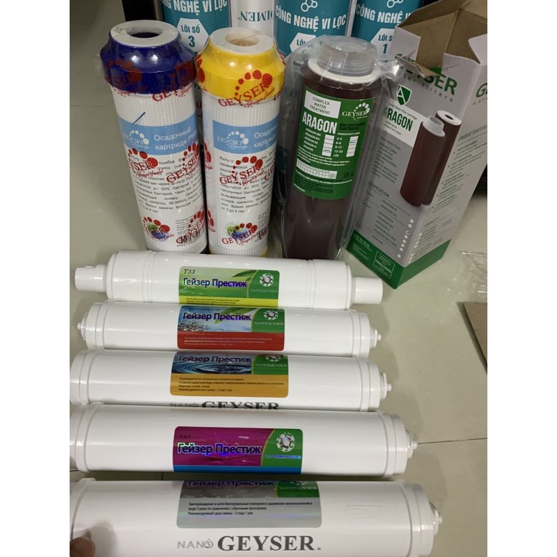 Combo Lõi Lọc 12345678 Nanogeyser