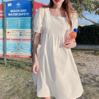Đầm babydoll trắng