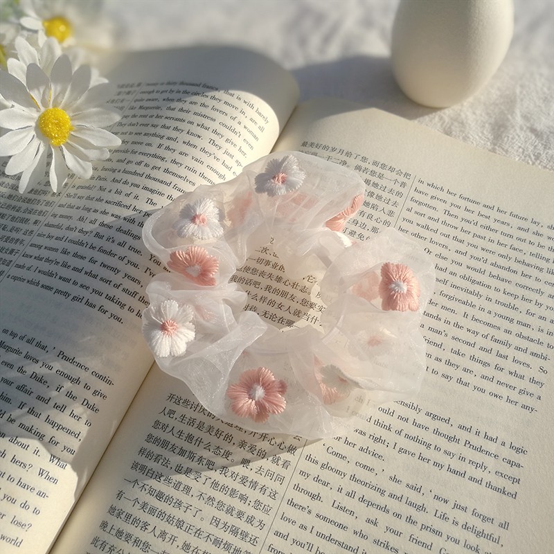 Xiaozhainv Dây buộc tóc thiết kế đơn giản trẻ trung cho nữ