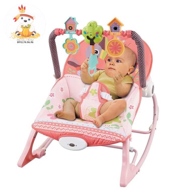 Ghế rung bập bênh có nhạc Konig Kids KK63562