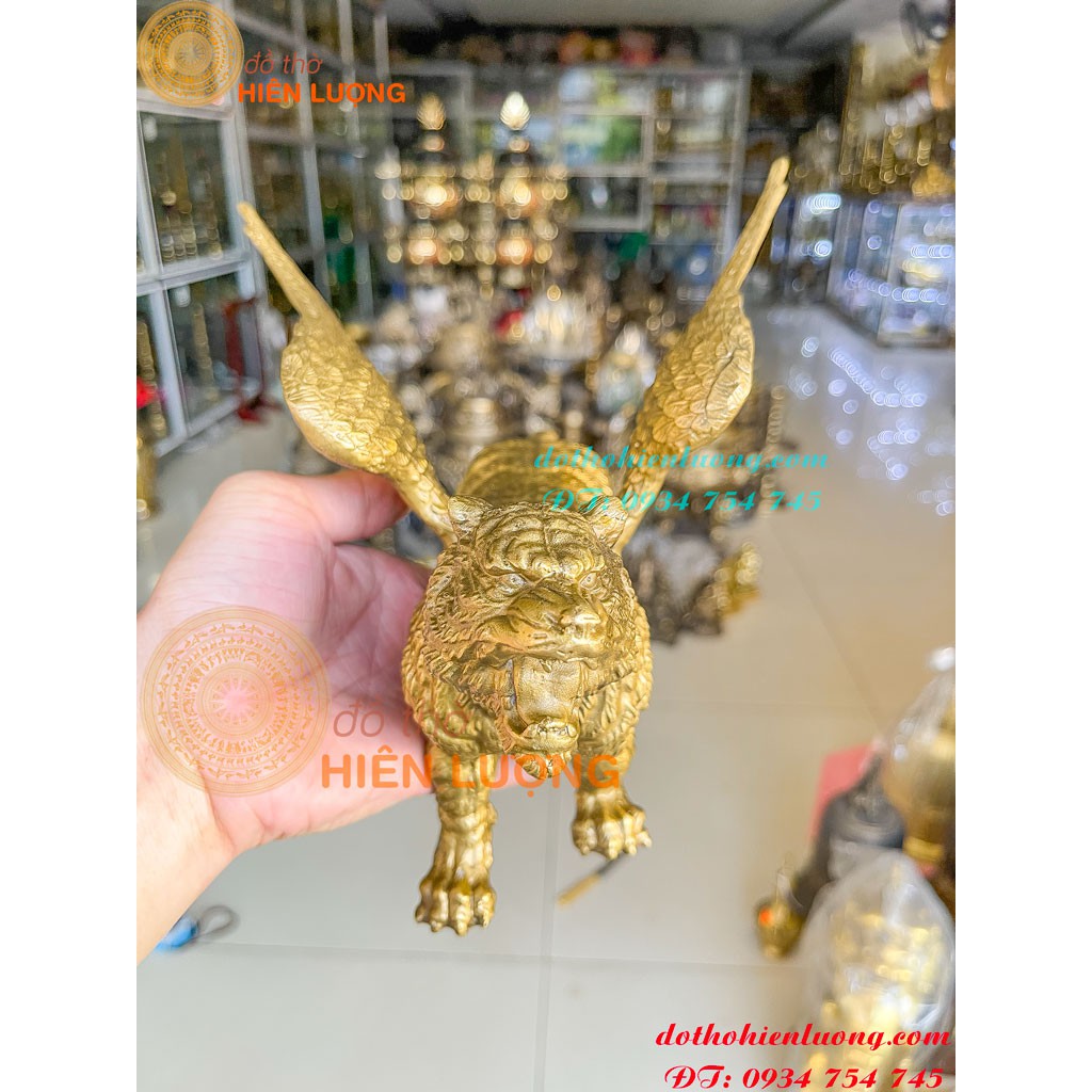 Tượng Hổ Cánh Bằng Đồng- Khẳng Định Uy Quyền Và Vị Thế Gia Chủ