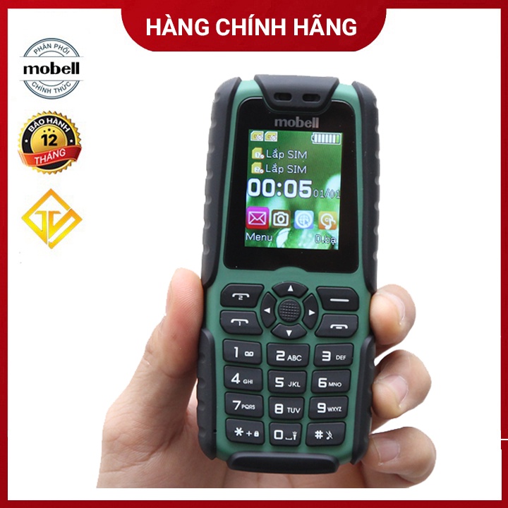Điện Thoại Mobell Rock Loa To Pin Trâu Sóng Khỏe - Hàng chính hãng