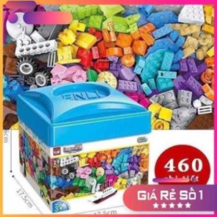 Bộ lắp ghép thông minh cho bé Lego 460 Chi Tiết, Lego 520 chi tiết [Đồ Chơi Cho Bé]  - TongkhoGiaDung