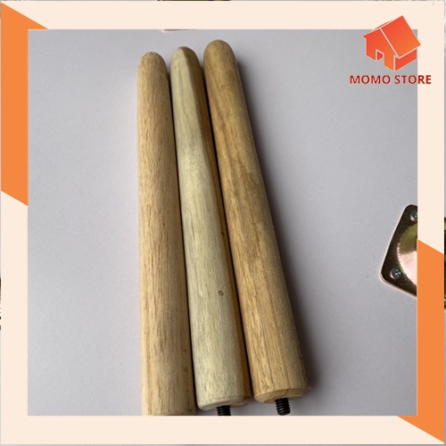 Bộ chân gỗ xoáy cao 30cm - dùng lắp bàn trà bệt
