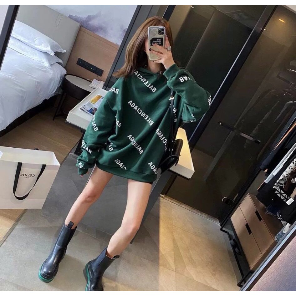 [ Mã FAMAYWA2 giảm 10K đơn 50K] Áo Thụng Balencia Xanh Cực Hót | BigBuy360 - bigbuy360.vn