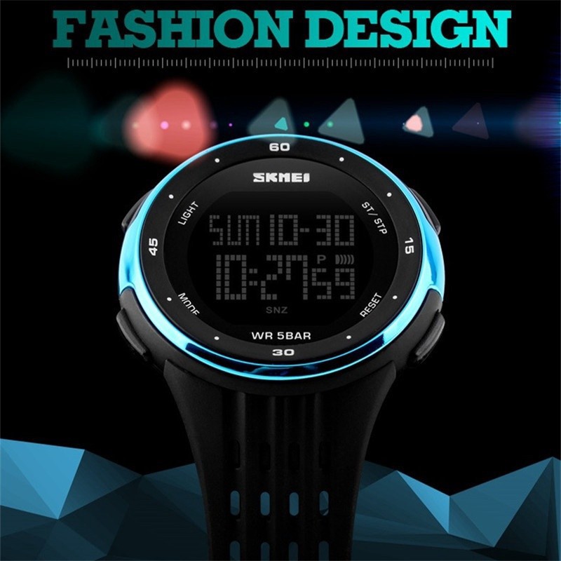 Đồng Hồ Kỹ Thuật Số SKMEI 1219 Màn Hình LED Chống Nước Kiểu Thể Thao Cho Nam Nữ | BigBuy360 - bigbuy360.vn