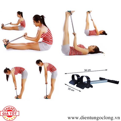 [Giá Rẻ] Dụng cụ tập lò xo dây kéo giảm mỡ bụng, đùi, tay hiệu quả - Tummy Trimmer,