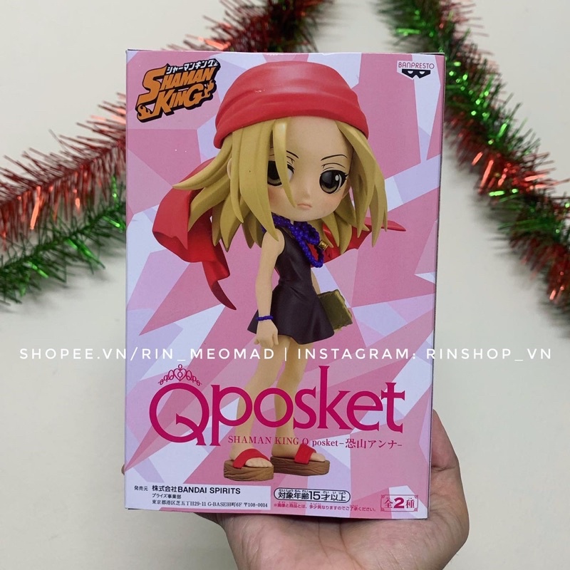 [MÔ HÌNH CHÍNH HÃNG] Mô Hình Anna Kyoyama - Shaman King Q-posket Figure