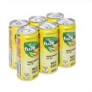 Lốc 6 lon Fuzetea chanh sả 320ml