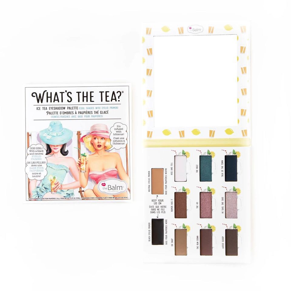 BẢNG PHẤN MẮT THE BALM WHAT THE TEA HOT TEA EYESHADOW PALETTE CHÍNH HÃNG - 5469