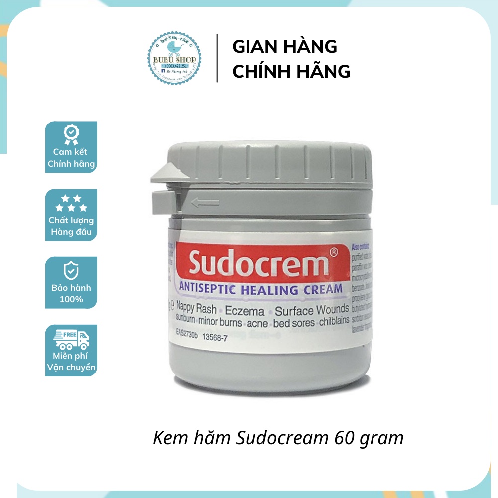 Kem hăm sudocrem 60g cho bé từ sơ sinh