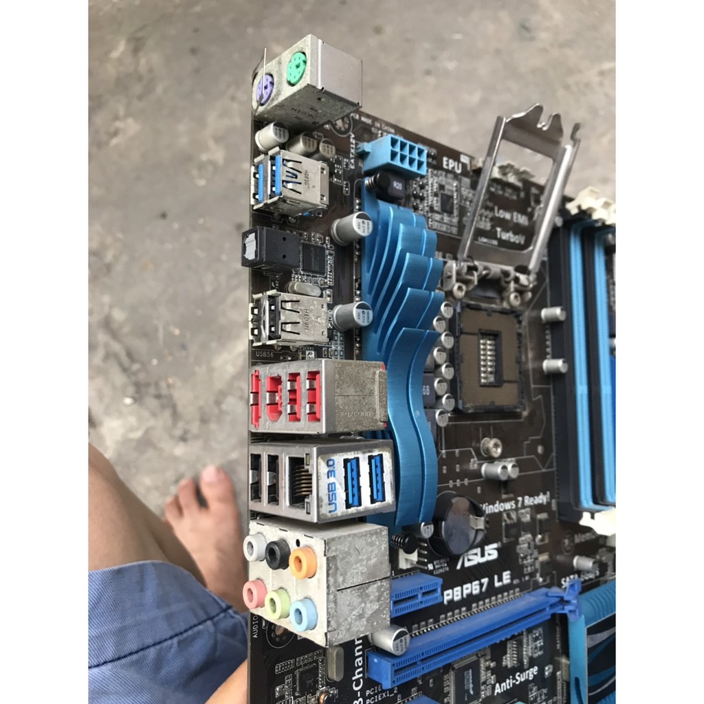 bo mạch chủ máy tính Asus P8P67 LE 4 khe ram ddr3 socket 1155 mainboard Main PC P67