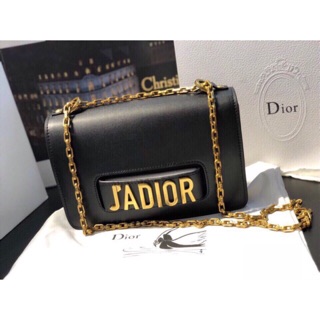 (NHẬP MÃ LINH3108 GIẢM 30K) Túi Jadior super fullbox màu đen sz25 (ảnh thật shop chụp)