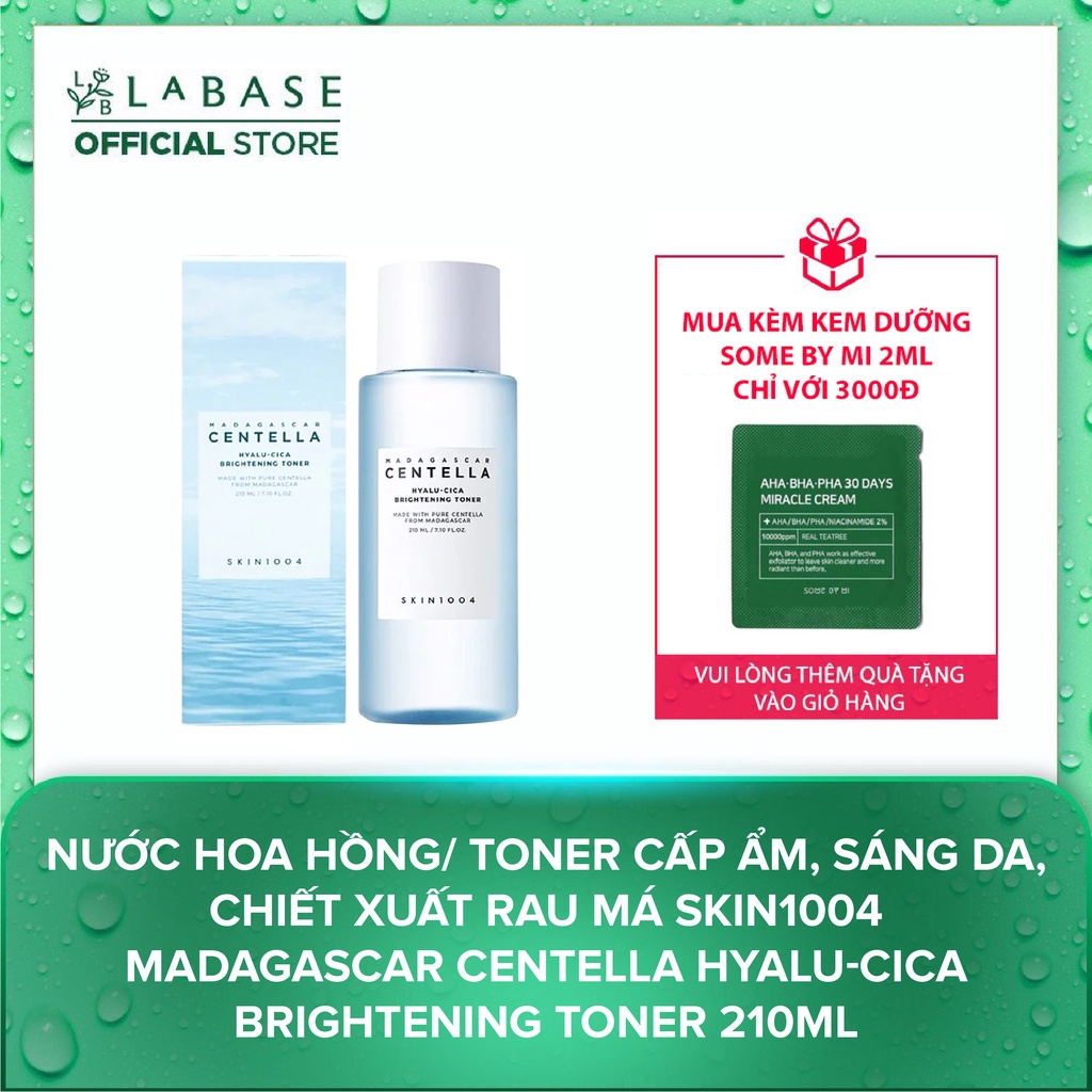 Toner Cấp Ẩm, Sáng Da, Chiết Xuất Rau Má Skin1004 Madagascar Centella Hyalu-cica Brightening - Hàng Nhập Khẩu