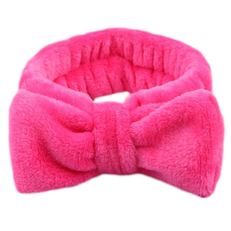 Băng Đô Nhung Màu Trơn Trang Trí Nơ Bướm Xinh Xắn Cho Nữ 11