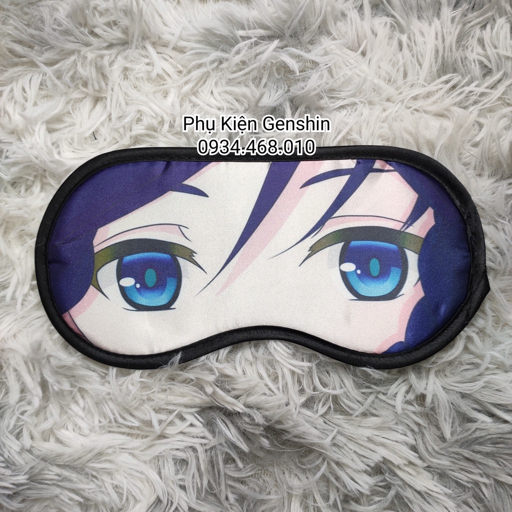 Bịt mắt ngủ Genshin Impact có kèm gel massage thư giãn