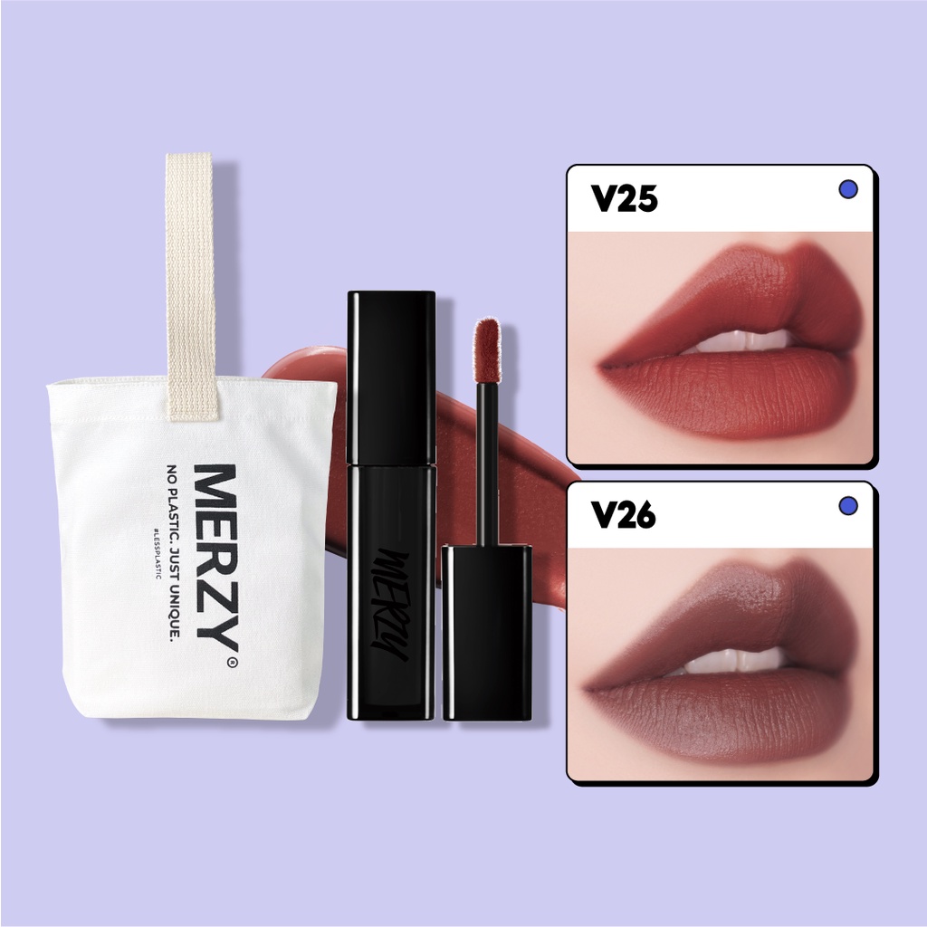 Combo Túi Vải + Son Ngẫu Nhiên Merzy