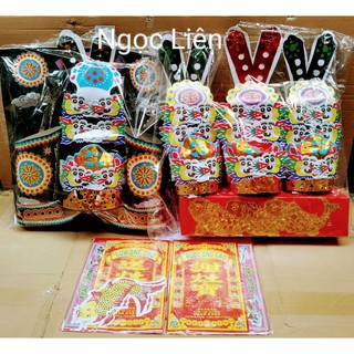 Bộ mão táo áo táo cúng đưa đón Ông Táo ngày 23-30 tết