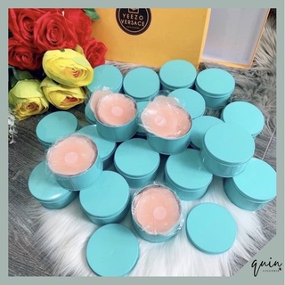 Miếng dán ngực silicon, dán ti hộp 5 cặp hình hoa siêu dính chống nước chống mồ hôi sử dụng được nhiều lần