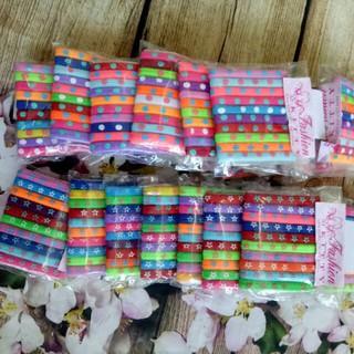 [Giảm60%] Vĩ 10 dây cột tóc đủ màu cho bé