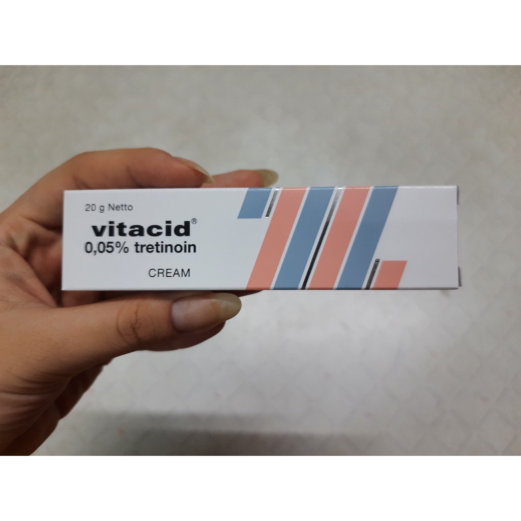 Kem Vitacid Tretinoin 0,025%, 0,05%. 0,1%