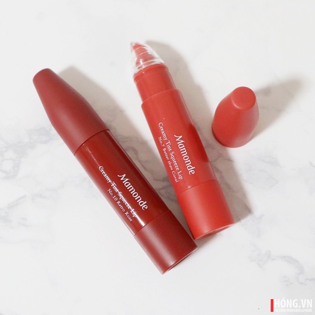 [có sẵn]Son Mamonde Creamy Tint Squeeze Lip