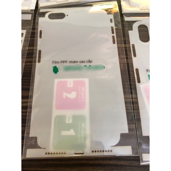 Ppf nhám chống vân tay full lỗ loa cho ip