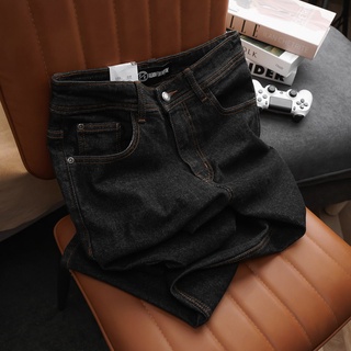 quần jean INDIGO ĐEN BASIC form slim fit phong cách thời trang nam