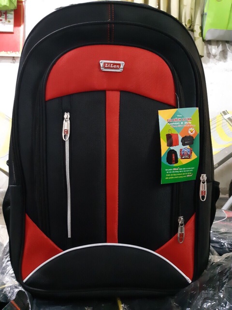 57x40cm Balo SIÊU LỚN Laptop Du Lịch Đi Làm Đi Công Tác Họa Tiết Đỏ / Xanh/ Đen - L13