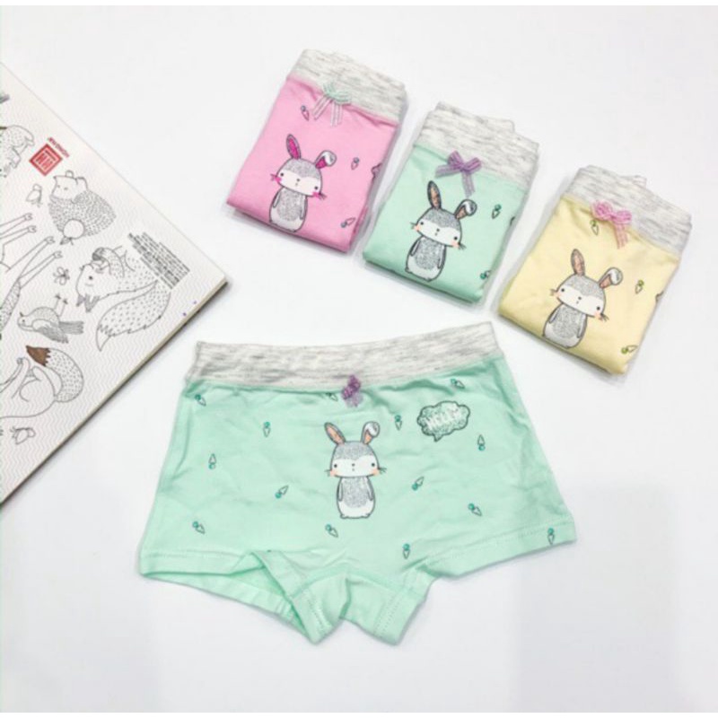 SÉT 3 QUẦN CHÍP ĐÙI BÉ GÁI COTTON CAO CẤP