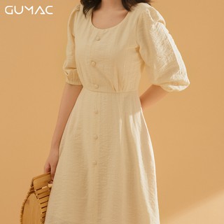 Đầm eo xếp tay phồng DA780 GUMAC