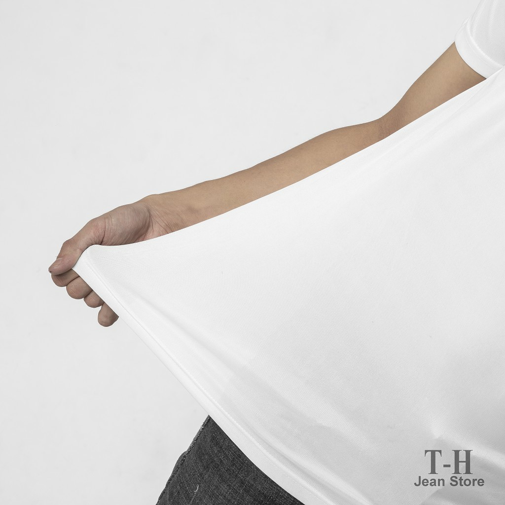 Áo thun trơn nam cổ tròn, áo thun chất cotton co dãn bốn chiều, thấm hút mồ hôi