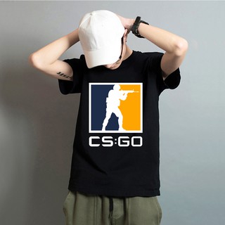 Áo Thun Nam Tay Ngắn In Chữ Cs Go