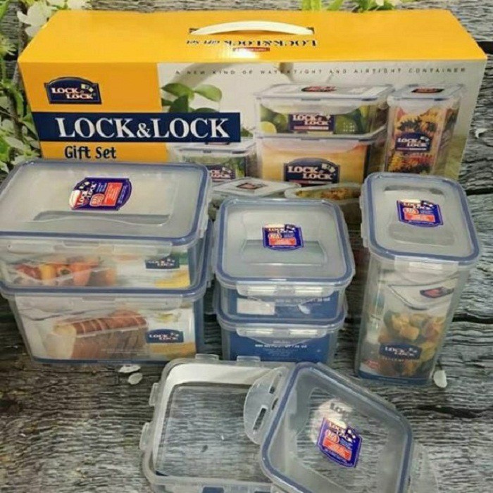 Bộ 6 hộp bảo quản thực phẩm Lock&Lock