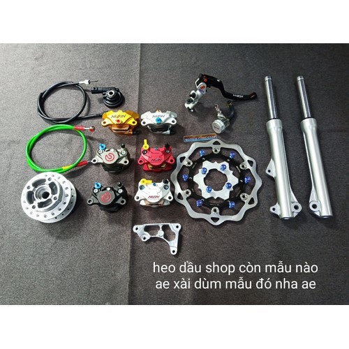 Bộ đĩa trước xe wave S110 combo VIP - VY676