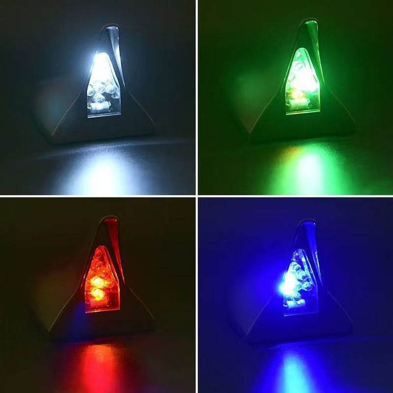 Ăng Ten Vây Cá Mập Có Đèn Led Sử Dụng Năng Lượng Mặt Trời Gắn Nóc Xe Hơi