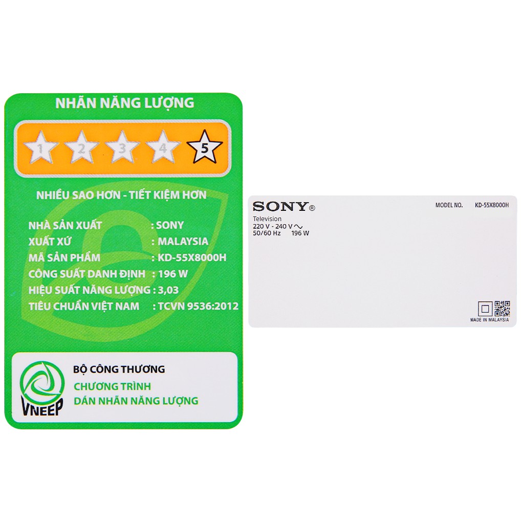 Android Tivi Sony 4K 55 inch KD-55X8000H | BigBuy360 - bigbuy360.vn